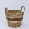 CESTA MARRON/NATURAL PEQUEÑO