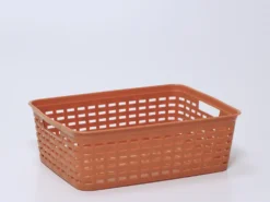 CESTA MULTIUSOS MEDIANA NARANJA