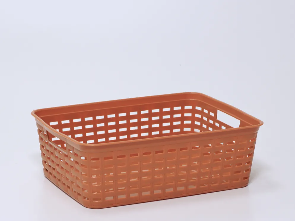 CESTA MULTIUSOS MEDIANA NARANJA