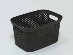 CESTA MULTIUSOS PVC MARRON 3L