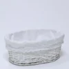 CESTA OVAL BLANCA MEDIANA 34X14X24CM