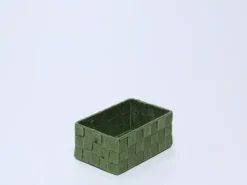 CESTA PP METAL VERDE PEQUE