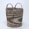 CESTO CUERDA CON ASA MARRON (37XØ35CM)
