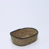 CESTO NATURAL 24X18 BORDE NEGRO