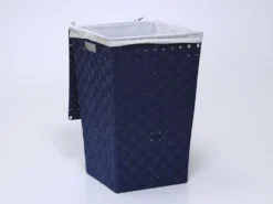 CESTO ROPA AZUL 34X34X52CM