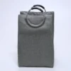 CESTO ROPA CON ASAS GRIS OSCURO 40X30X64 ALTO