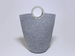 CESTO ROPA GRIS CLARO 55X30X60