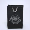 CESTO ROPA LAUNDRY NEGRO 36X30X55