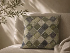 COJIN ALOVER EGIPTO 45X45 VERDE COMPLETO