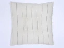 COJIN COSTURAS HANA RAYA FINA NATURAL 50X50