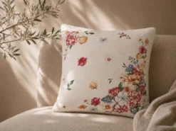 COJIN GOBELINOS CENTRADO 45X45 FLORES COMPLETO
