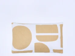 COJIN JACQUARD CRUDO OCRE 30X50 A
