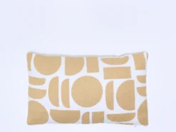 COJIN JACQUARD CRUDO OCRE 30X50 B
