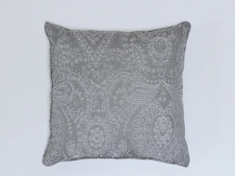 COJIN JAQUARD LOTTO GRIS 45X45CM