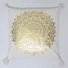 COJIN NATURAL/DORADO 45X45 C