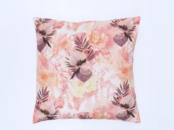 COJIN PAJAROS 45X45 NARANJA EXTERIOR COMPLETO