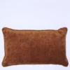 COJIN PANA VELVETEEN TERRACOTA 30X50CM