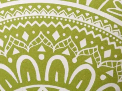 COJIN 45X45 BOHO PISTACHO/BLANCO