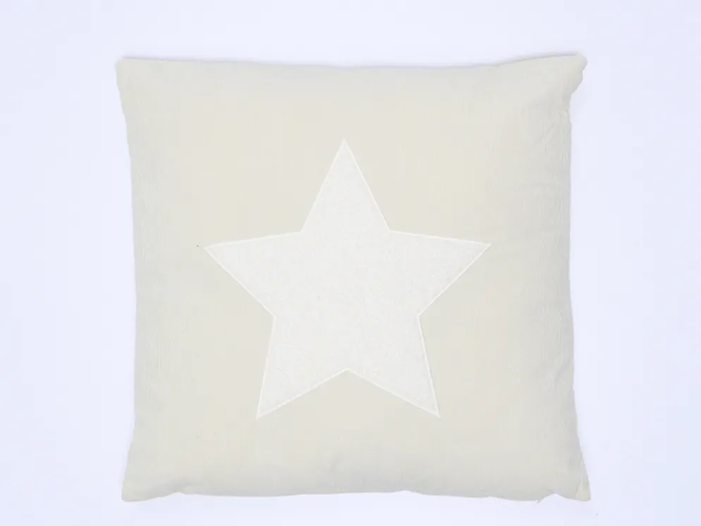 COJIN 45X45 ESTRELLA CRUDO