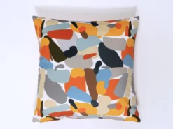 COJIN 45X45 GUIJARRO APLI FLORENCIA C/26 NARANJA COMPLETO