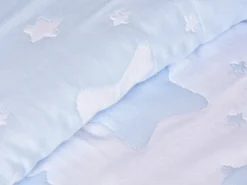 COLCHA ESTRELLITAS AZUL