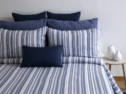 COLCHA MAR AZUL