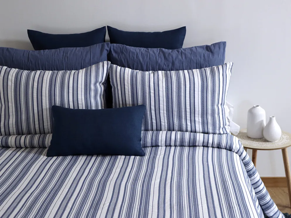 COLCHA MAR AZUL