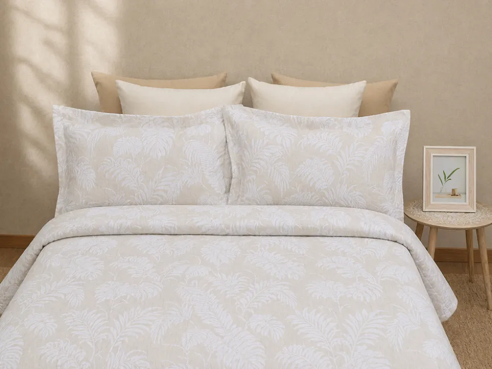 COLCHA MARCELA BEIGE