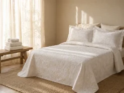 COLCHA MARCELA BEIGE
