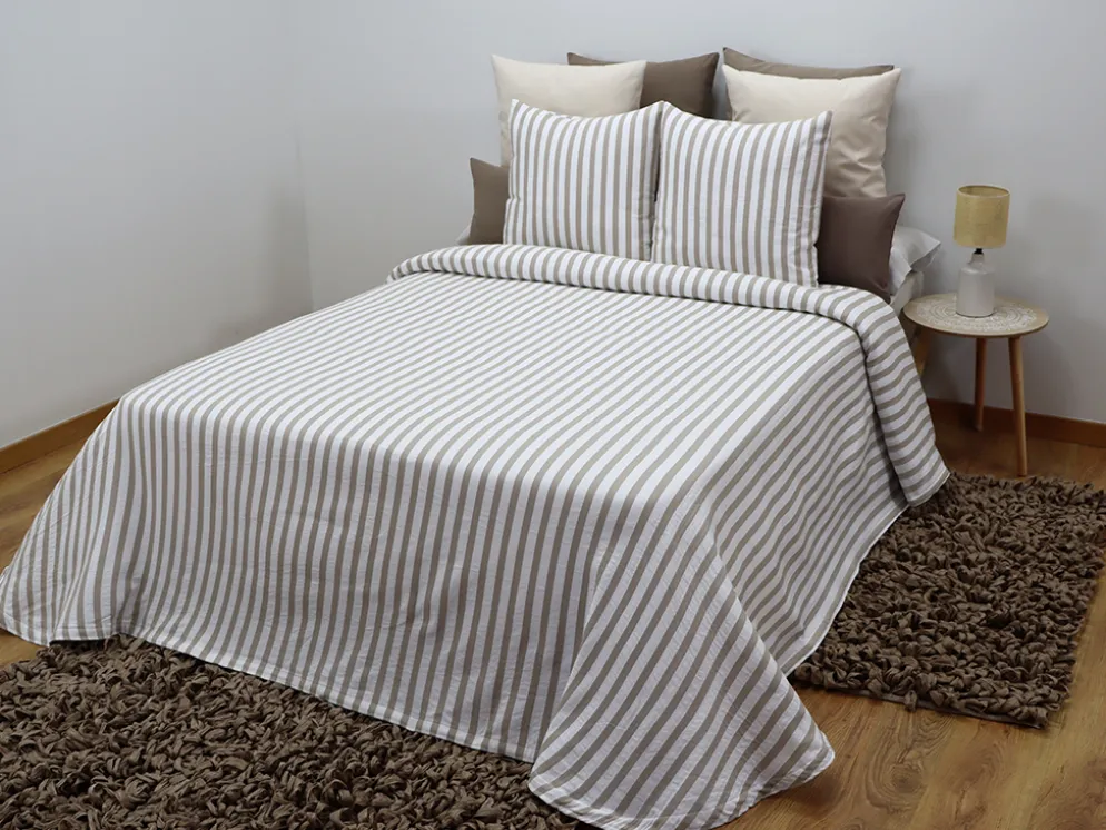 COLCHA MOL BEIGE