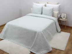 COLCHA VICHY VERDE