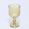 COPA VINO RAYAS 380ML AMBAR