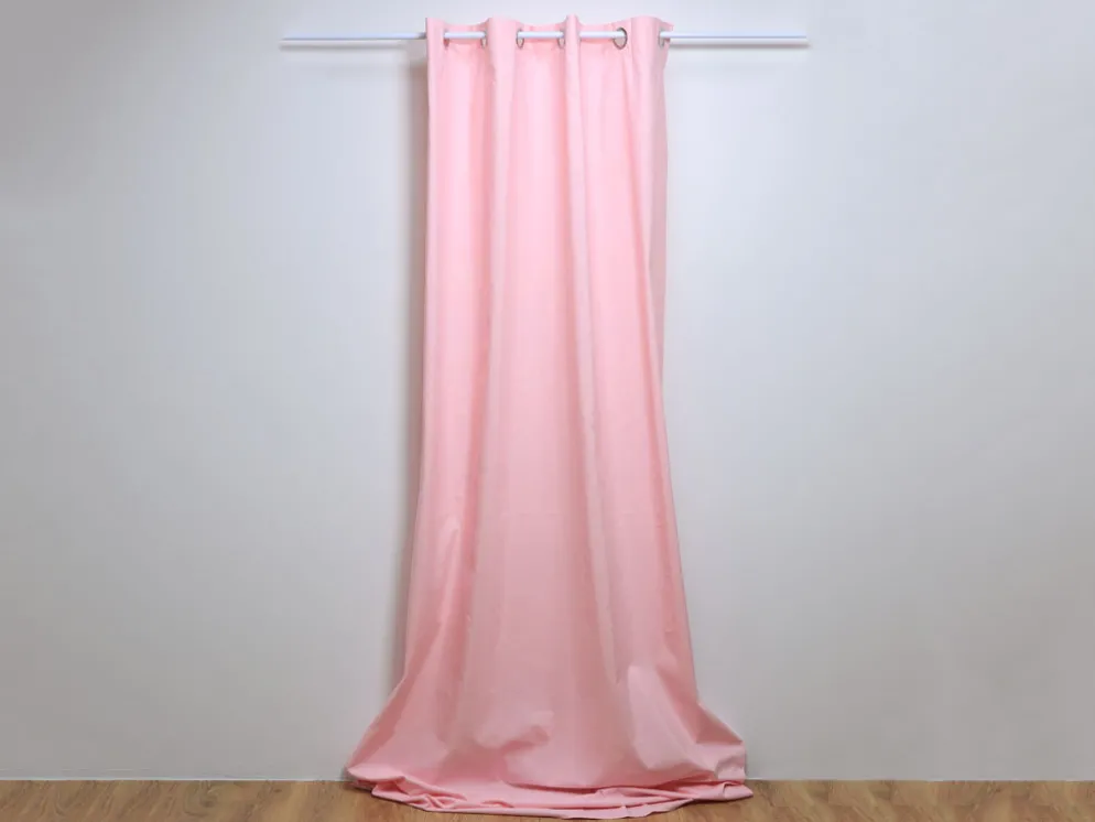 CORTINA LISA ROSA 140X260CM