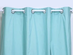 CORTINA LISA VERDE AGUA 140X260CM