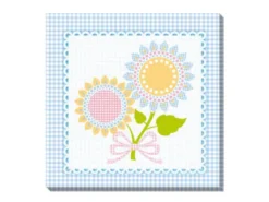 CUADRO FLORES VICHY B 30X30X1.8