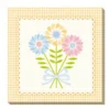 CUADRO FLORES VICHY C 30X30X1.8
