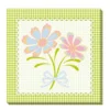 CUADRO FLORES VICHY D 30X30X1.8