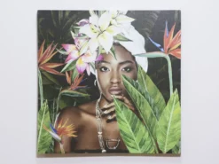 CUADRO 60X60 MUJER AFRICANA A