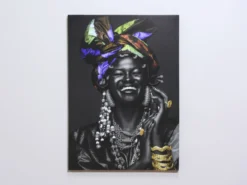 CUADRO 50X70 MUJER AFRICANA A