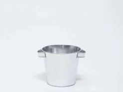 CUBO C/ASA ZINC GRIS Ø16X14CM