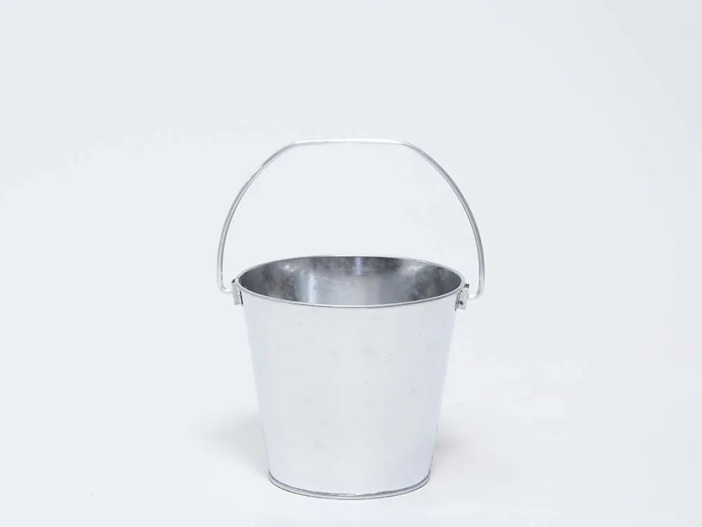 CUBO C/ASA ZINC Ø16X14CM