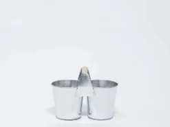 CUBO DOBLE ZINC 20X10X15CM