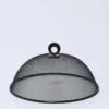 CUBRE ALIMENTOS METAL NEGRO Ø27X11CM