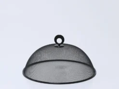 CUBRE ALIMENTOS METAL NEGRO Ø27X11CM