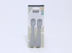 CUCHARA 2PCS INFANTIL GRIS