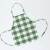 DELANTAL CHEF NIÑO VICHY VERDE