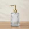 DISPENSADOR JABON CRISTAL CALMA AZUL