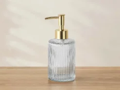 DISPENSADOR JABON CRISTAL CALMA AZUL
