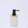 DOSIFICADOR PLASTICO BAMBU BLANCO