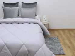 EDREDÓN BASIC GRIS LISO